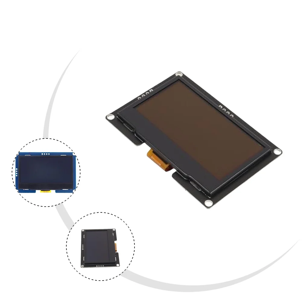 2.42 For OLED Display with SSD1309 Driver 128x64 Resolution I2C Interface for Arduino Compatible Microcontrollers