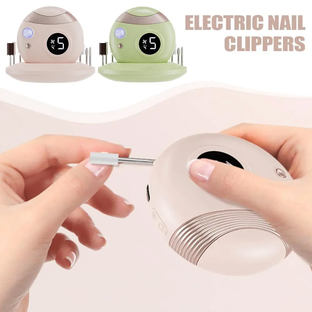

3-in-1 Clipping Grinding Polishing Electric Nail Clippers Digital Display Safe Adults Automatic Nail Clippers Nail Repair Tools