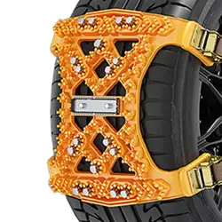 Anti-skid Urgent Traction Snow Chains Car Tire Chains Auto Tire Anti-skid Chain For Car SUV Pickup Snow Accessories