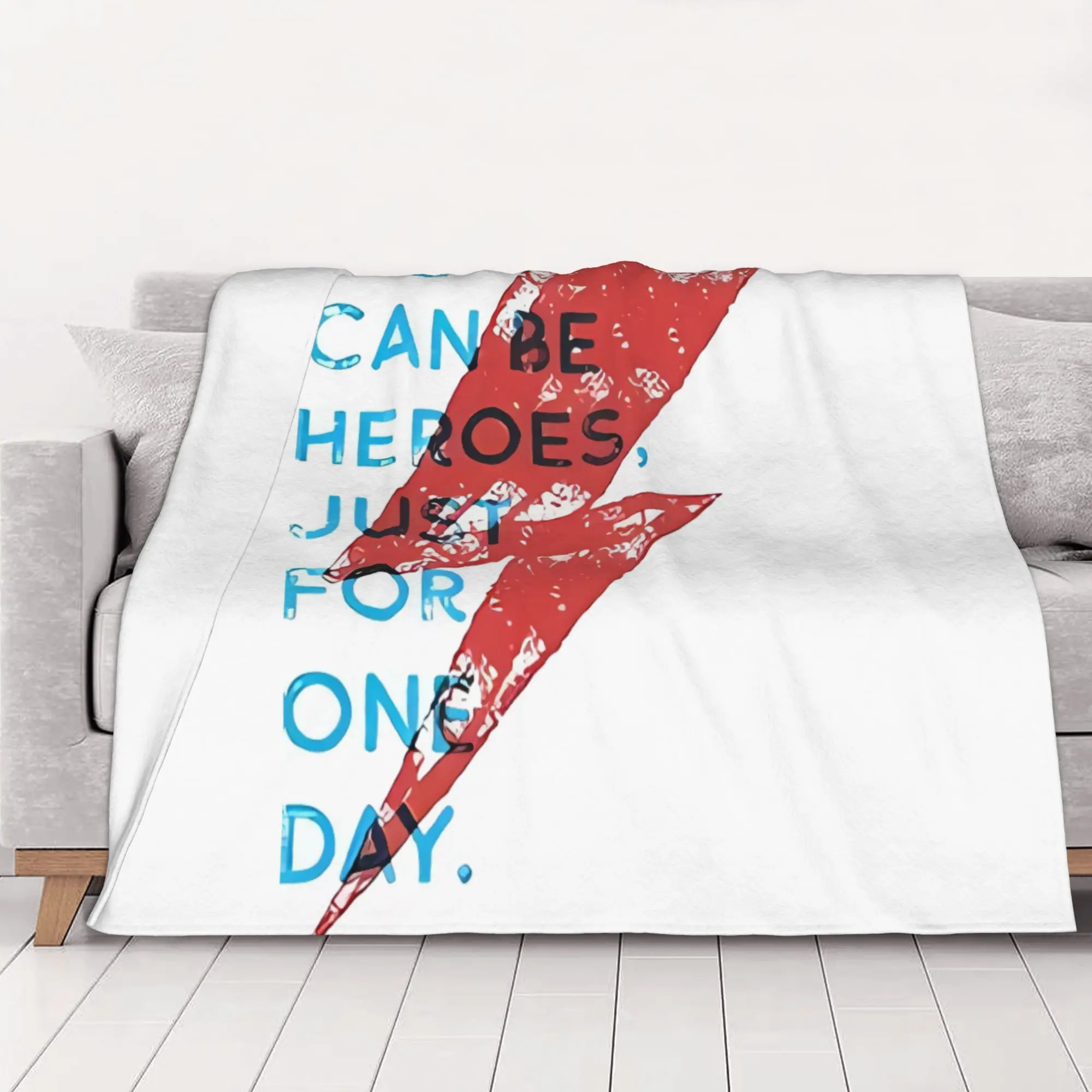 1PC home Cute Room Decor Classic Blanket Throw Blanket David Cool Bowie Novelty Warm Blanket All Season