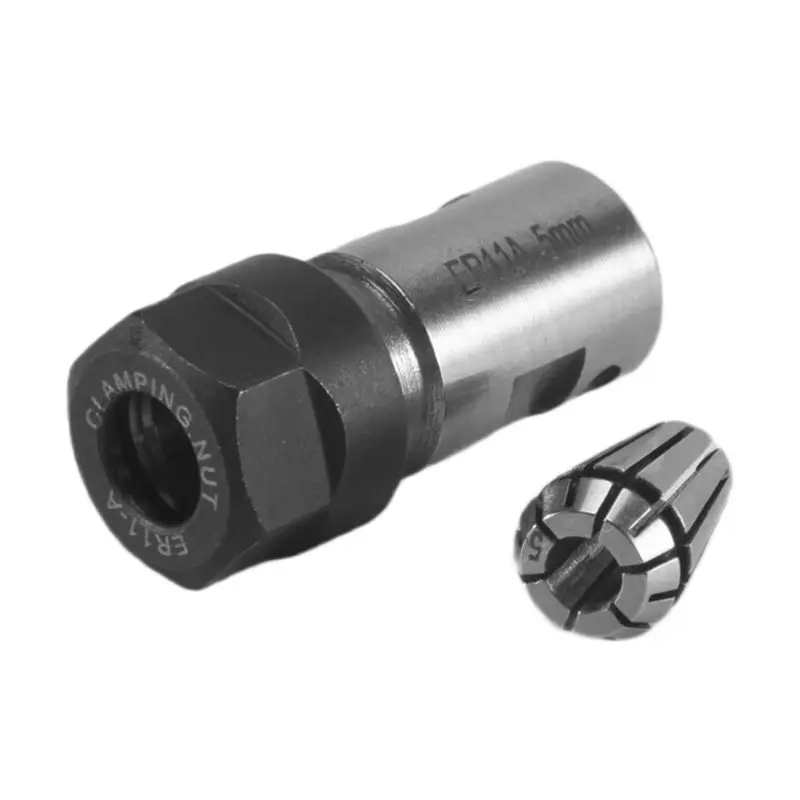 Top Sale Er11 5Mm Motor Shaft Collet Chuck Spindle Extension Rod Inner + Er11 Spring Collet For Cnc Milling Machine view 4