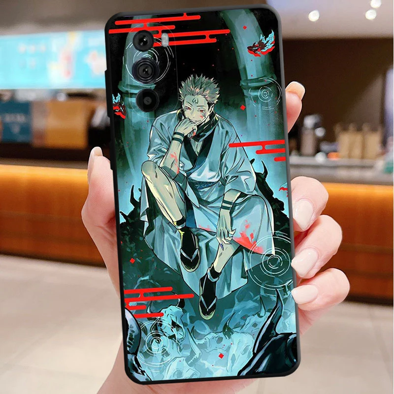 

Jujutsu Kaisen Satoru Gojo Phone Case For Motorola Edge 50 40 Pro 60 50 40 30 Ultra Neo Fusion Moto G85 G72 G53 G54 G84 G13 G32