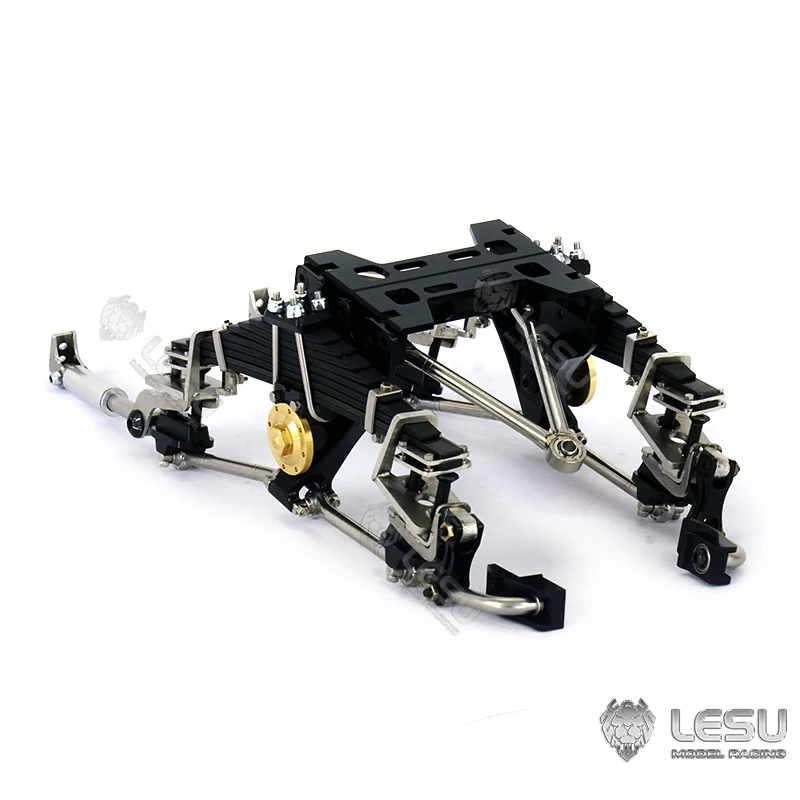 

LESU RC Parts Metal Rear Suspension for Differential Axles 1/14 RC Tractor Truck Hydraulic Dumper Remote Control Car Toy TH18267