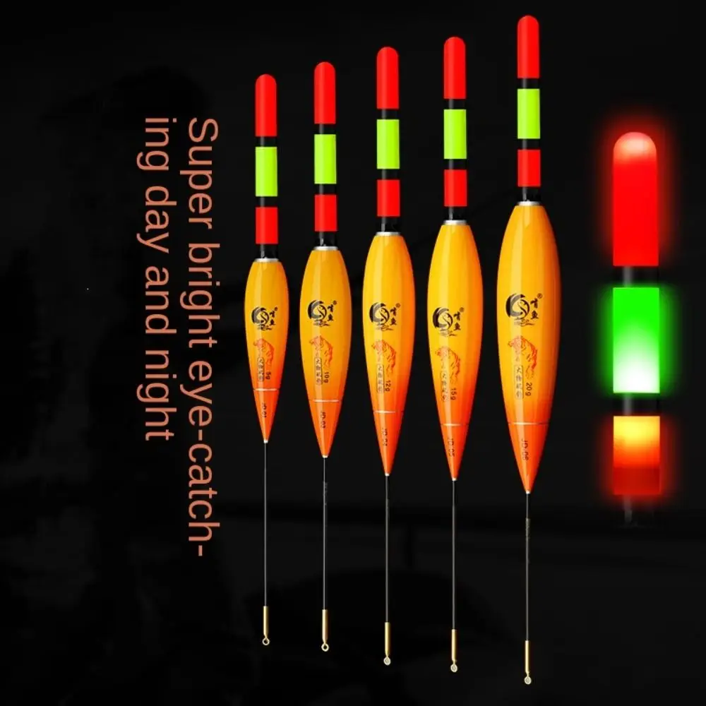 High Quality Indicator Electronic Fishing float Buoy Strike 3 Light Light Float Slip Drift Tube Bobbers Long Tail