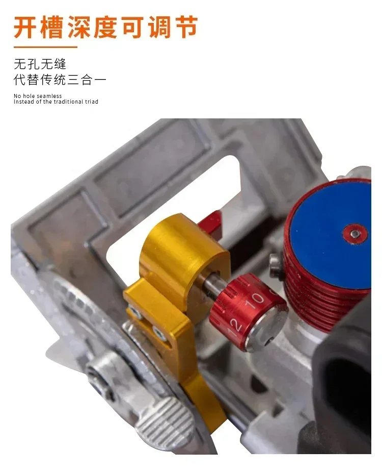 Hot SalesWoodworking Tenoning Machine Lamino Machine Puzzle Machine Groover Copper Motor 760W Biscuit Jointer Electric Tool