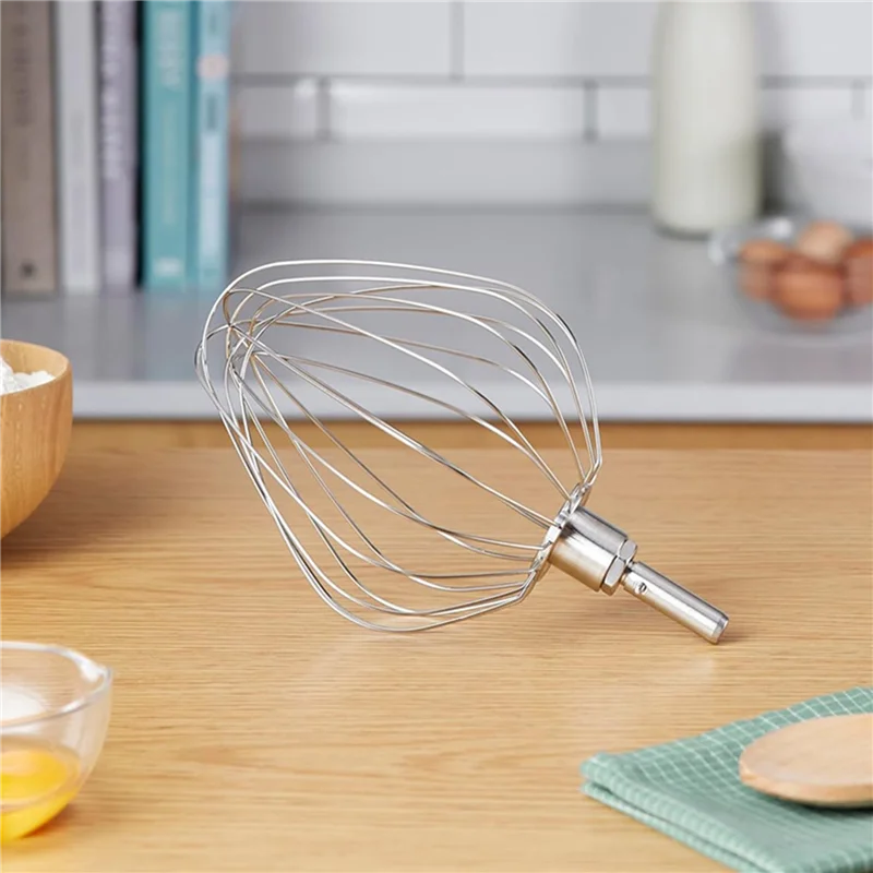 

ABUI-3X Stainless Steel Whisk, Accessory For Kenwood Food Processors, Balloon Whisk Suitable For All Chef XL Food Processors