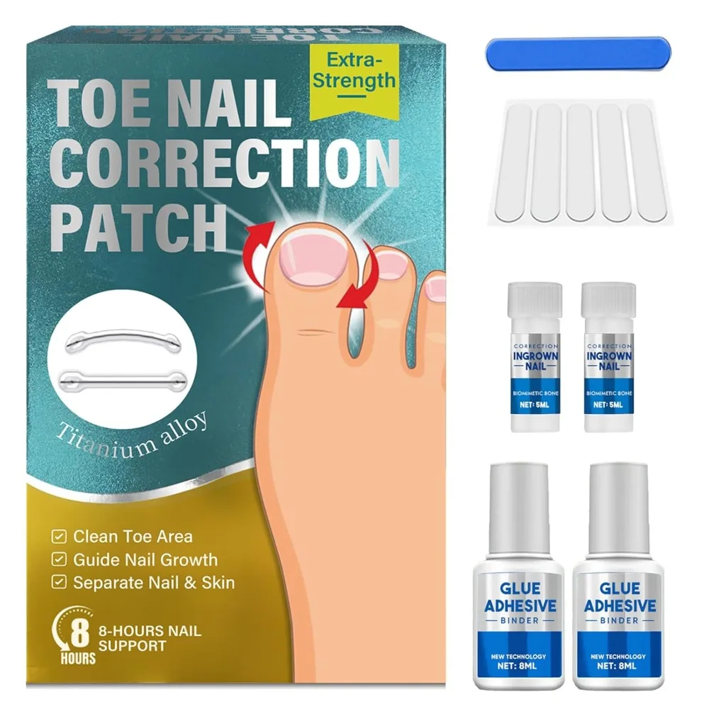 

Titanium Alloy Ingrown Toenail Treatment, Ingrown Toenail Treatment Nail Tools, Ingrown Toenail Removal Kit Specially Designed f