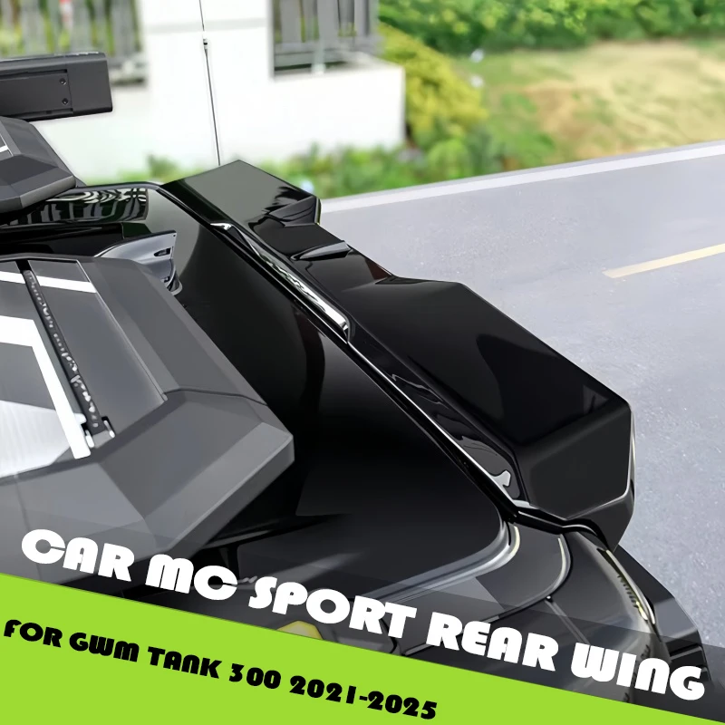 Car MC Sport Rear Wing Fit for GWM Tank 300 2021-2025 Modified Car Roof Spoiler Tail Wing Car Exterior Upgrade Parts