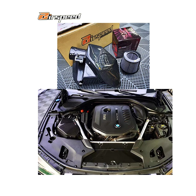 

Airspeed Real Car Data Development Dry Carbon Fiber Cold Air Intake System for BMW 750i G11 G12 B58 3.0T