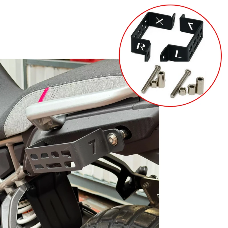 1Set Motorcycle Sidebox Bag Bracket For CFMOTO 450MT Luggage Rack Mount Tool Waterproof Expansion Holder Moto Accessories