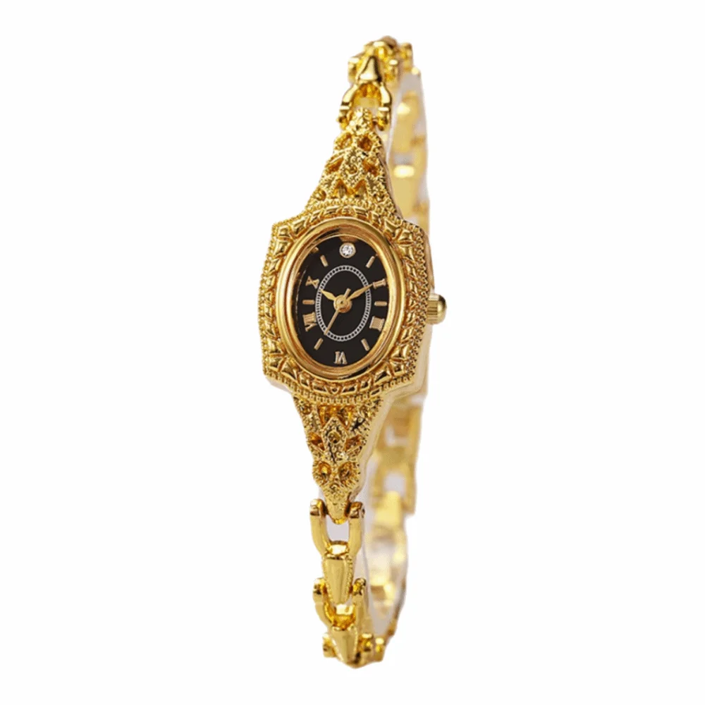 Minimalist Vintage Ladies Watch Luxury Exquisite Quartz Watch Small Dial Elegant Fashion Wristwatch Casual