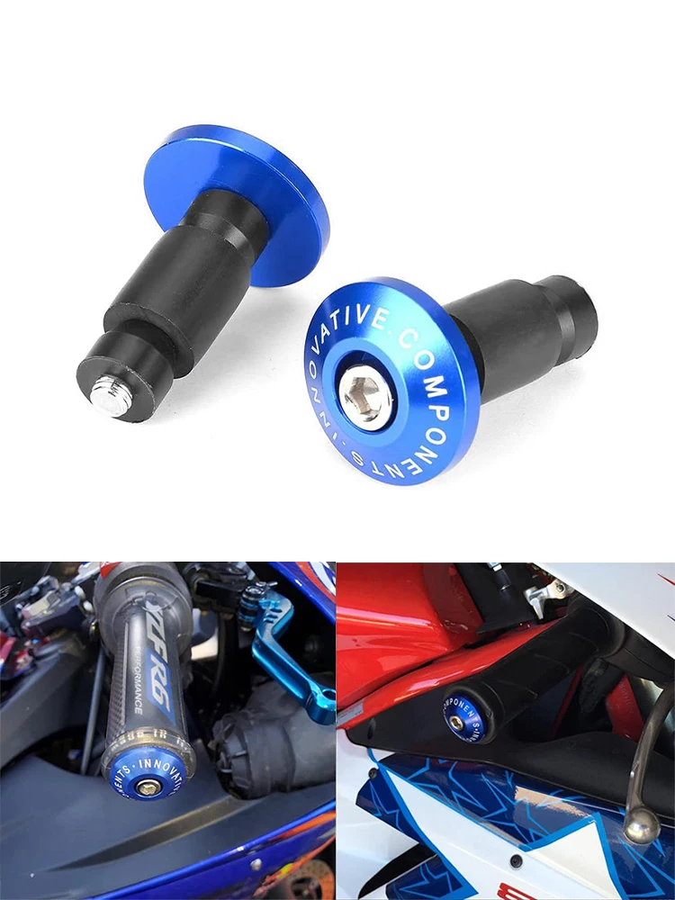 AliExpress Bicycle Motorcycle Universal 22MM Handle Bar End Weight Handlebar Grips Cap Modification Handle Protection Plug Accessories