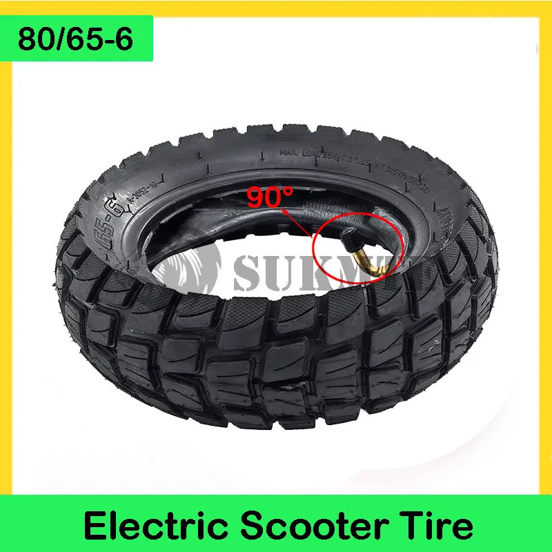 10 inch 10x3 Inch Electric Scooter Vacuum Tire 80/65-6 Scooter Vacuum Off-road Tyre Widening and Thickening Tire