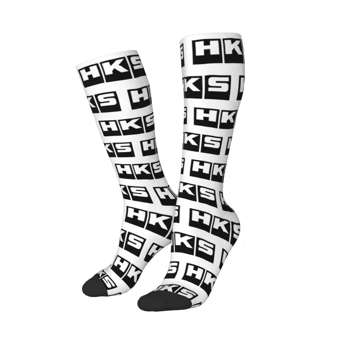 Best Seller Hks Logo Merchandise Socks Harajuku Stockings All Season Long Socks Accessories for Man's Woman's Christmas Gifts