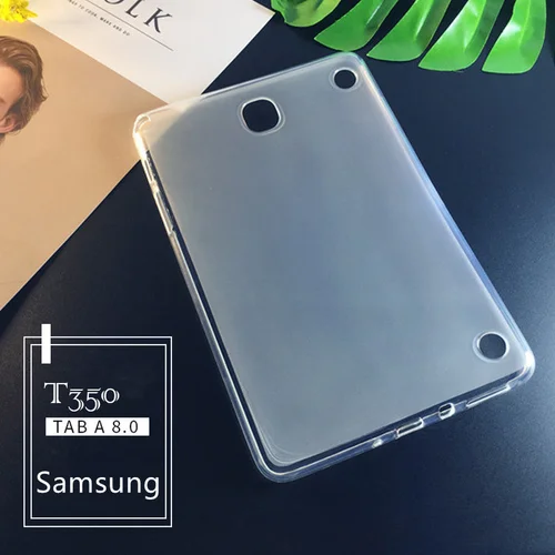 Imagen 2 del producto Funda para tableta Samusng Galaxy Tab A de 8,0 pulgadas 2016 T350 para SM-T350 T355 P350 P355, funda de silicona suave anticaída a prueba de golpes