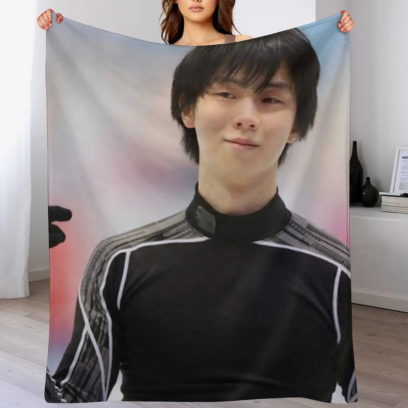 Yuzuru Hanyu Throw Blanket Sofas Extra Large Throw Giant Sofa Decorative Beds Blankets