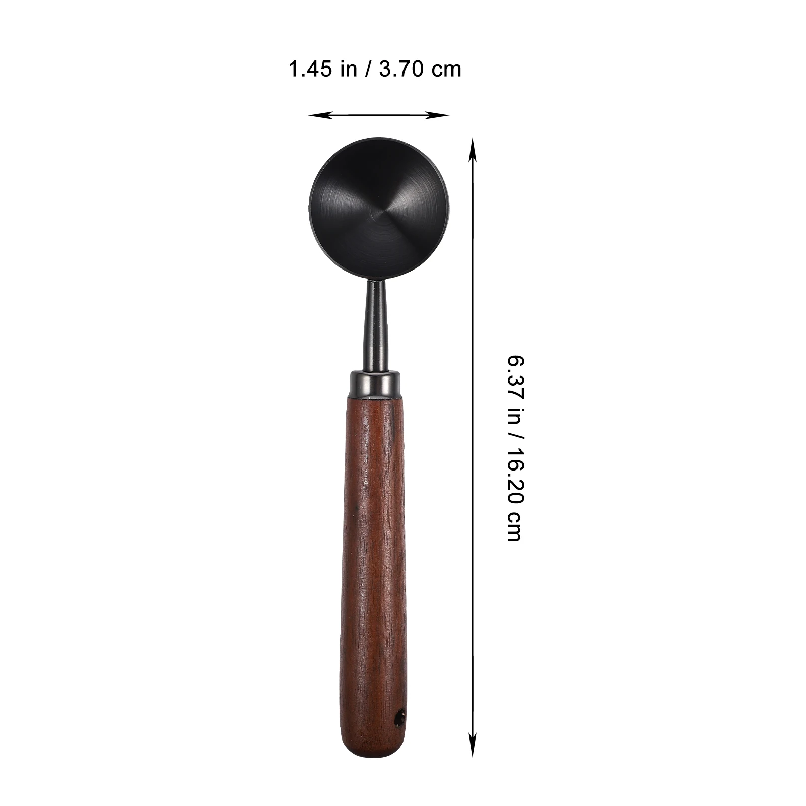 

Portable Wax Seal Spoon Melting Scoop For Sealing Wooden Handle Durable Small Size Easy Storage Wedding Invitation