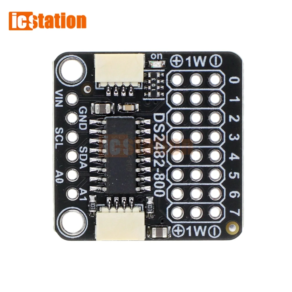 DS2482S-800 8 Channel I2C to 1-Wire Bus Adapter - STEMMA QT / Qwiic