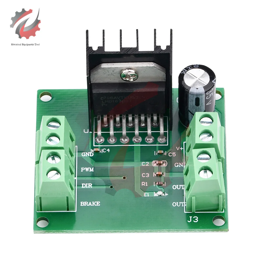 3A 75W 1Channel DC PWM Speed Adjustable Motor Driver Module LMD18200T For-arduino Variable Speed Motor Drive Module Good Quality