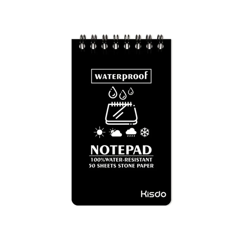 Waterproof Notebook Stone Paper Pocket Notebooks Waterproof Notepad Write in the Rain Notebook for Outdoor Activities