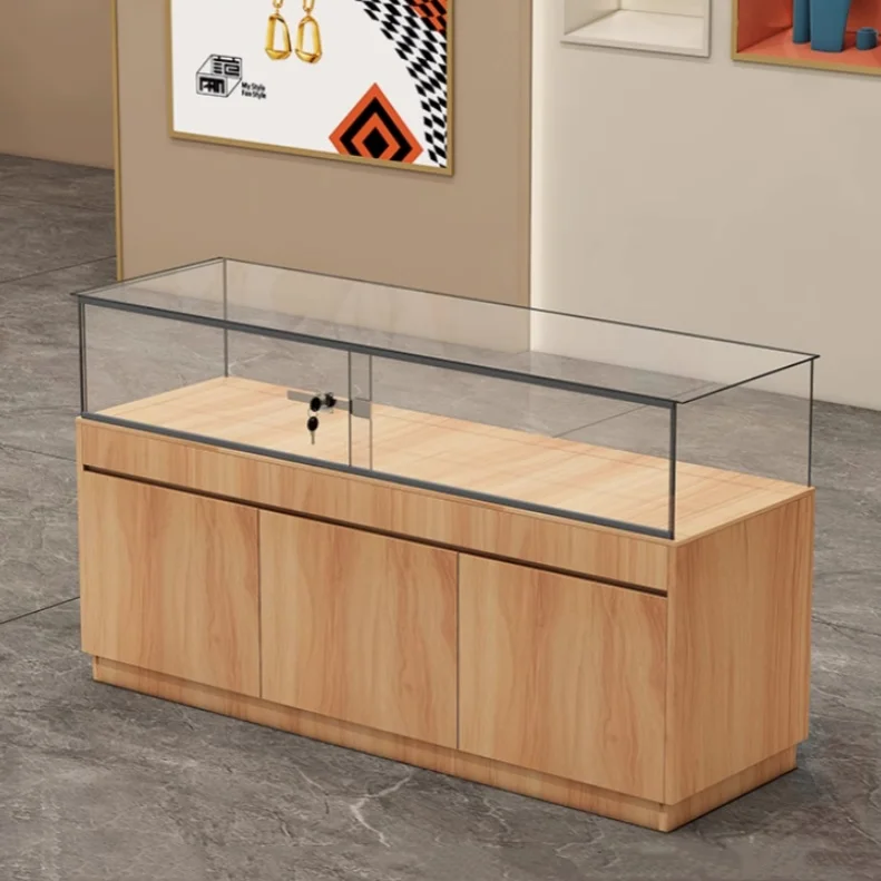 Custom.Modern Jewelry Display Counter Design Store Furniture - Glass Jewelry Display Cabinet Luxury Jewelry Display Cabinet