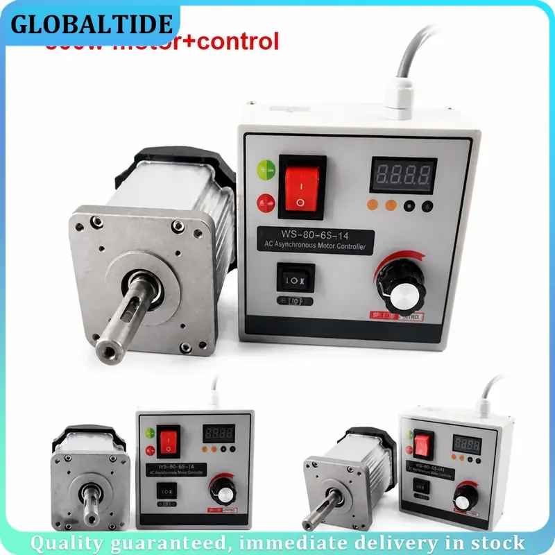 600-800W 220V Brushless DC Servo Motor Kit Speed Controller Regulator for Woodworking Lathe Belt Bead Machinery