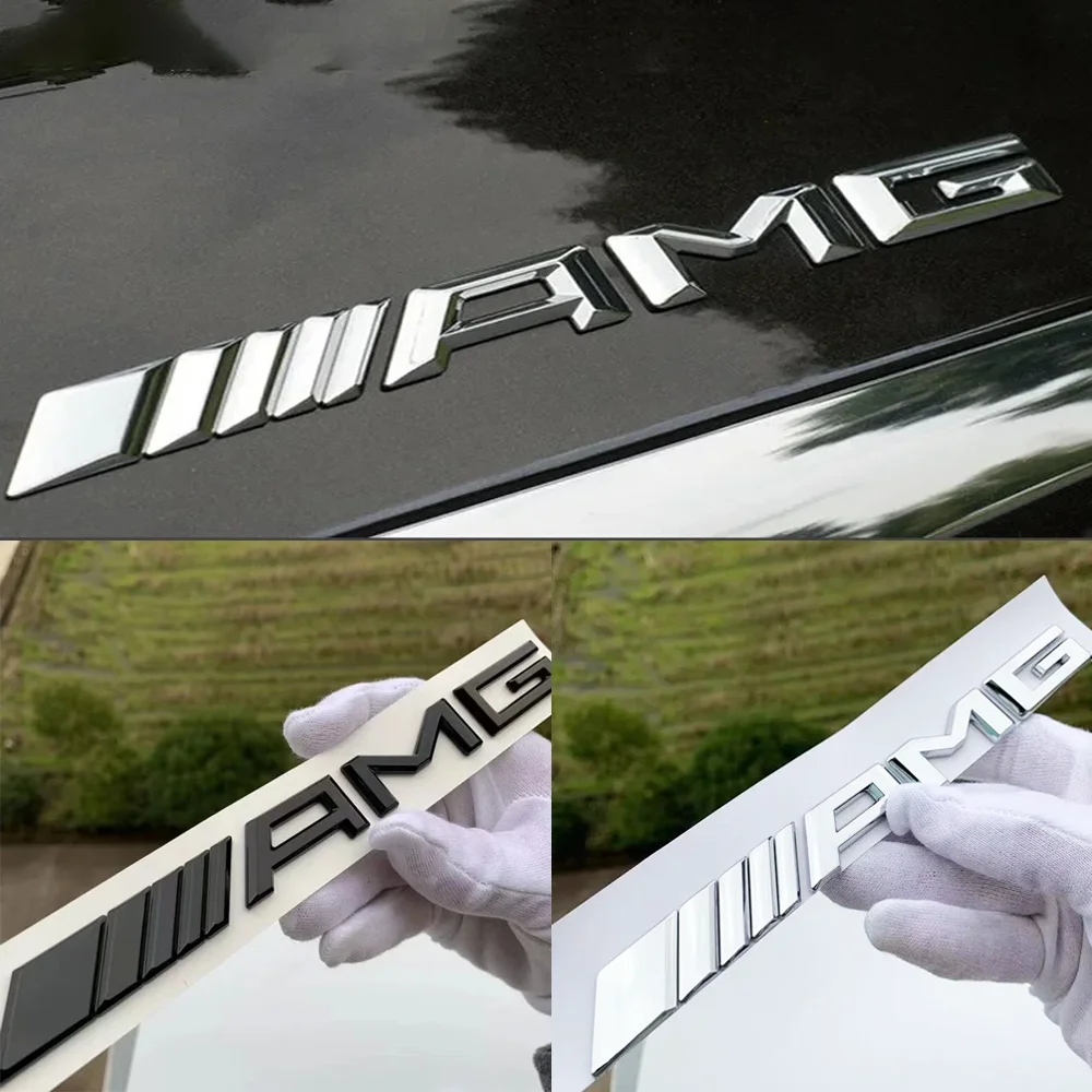 3D ABS значок на багажник автомобиля, наклейка с буквами для Mercedes Benz AMG A B C E G CLA C63 C63S E53 GT SLK W176 W205 W177 C260L