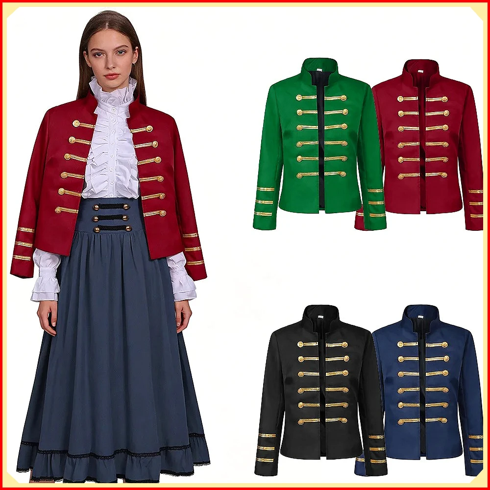 

Steampunk Court-style Military Ceremonial Jacket Medieval Retro Rock Gown Coat Men's Vintage Carnival Roleplay Suit Jackets 2026