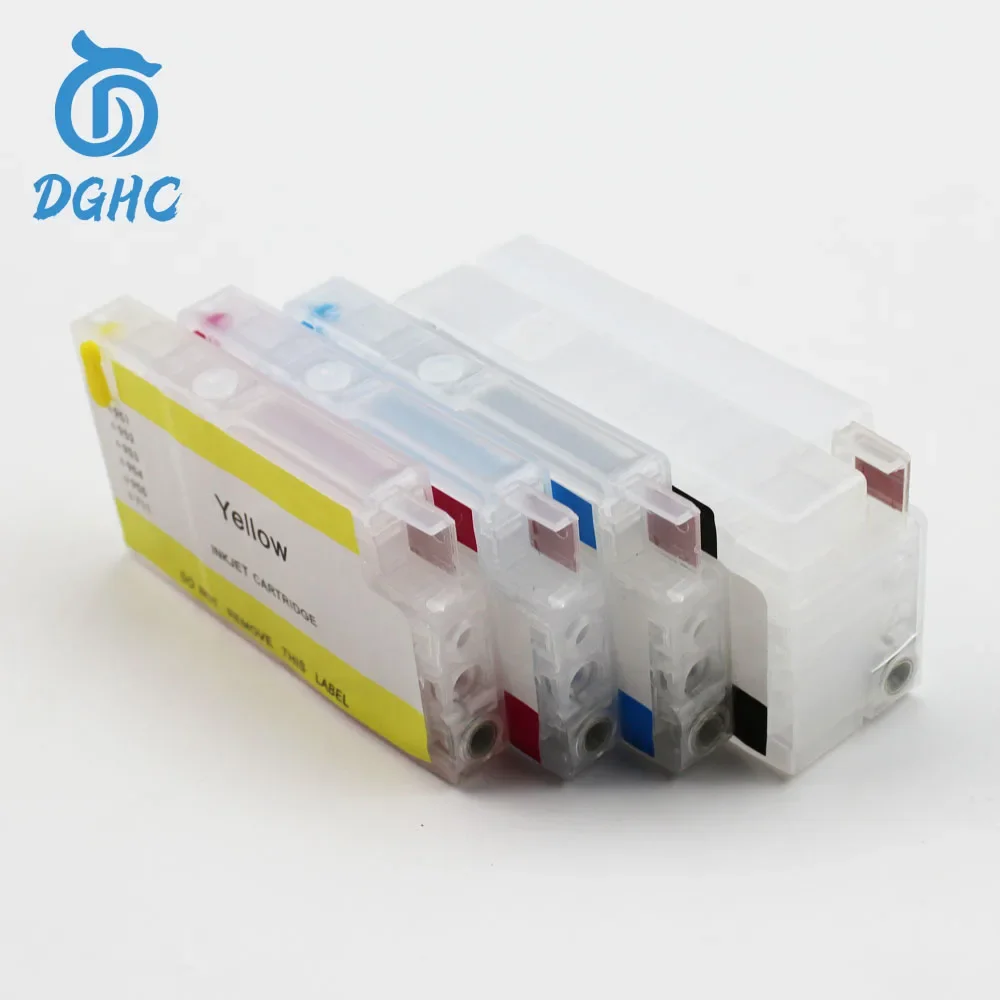 

4pc HP 952 953 954 955 Refill Ink Cartridge With ARC Chip For HP Office Jet 7730 7740 8210 8710 8715 8720 8725 8728 8730 8740