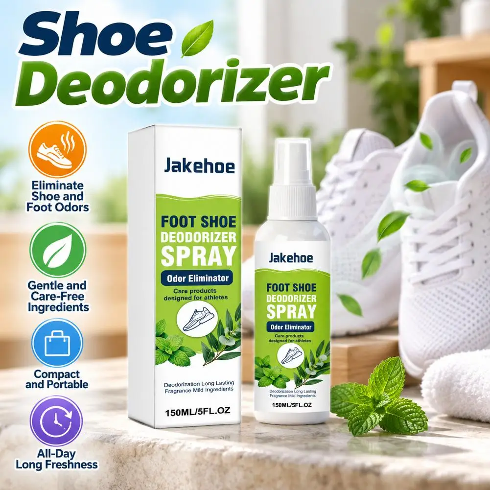 150ml Footwear Deodorizer Spray Smelly Shoes Odor Remover Sneaker Foot Mint Fresh Deodorant For Sports Gym Boots