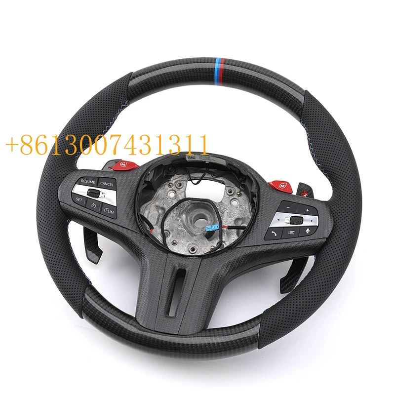 FactoryCustom Sport Carbon Car Steering Wheel M2 M3 M4 M5 M6 X5m X6m F80 F30 F31 F32 F10 F20 F22 F15 F16 F10 3 4 5 6