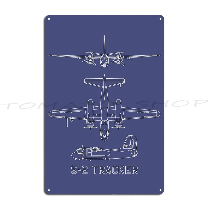 Ov 10 Bronco American Plane Cutout Silhouette Metal Plaque Wall Cave Design Printing Cinema Designer  Tin Sign Poster