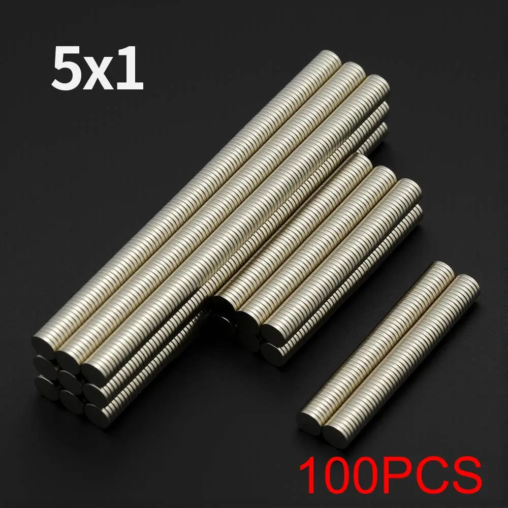 Krachtige Neodymium Magneet N35 NdfeB Permanente Magnetische imanes Ronde Super Sterke Koelkastmagneten DIY 6x1 6x2 5x1 5x3 4x1.5 4x2