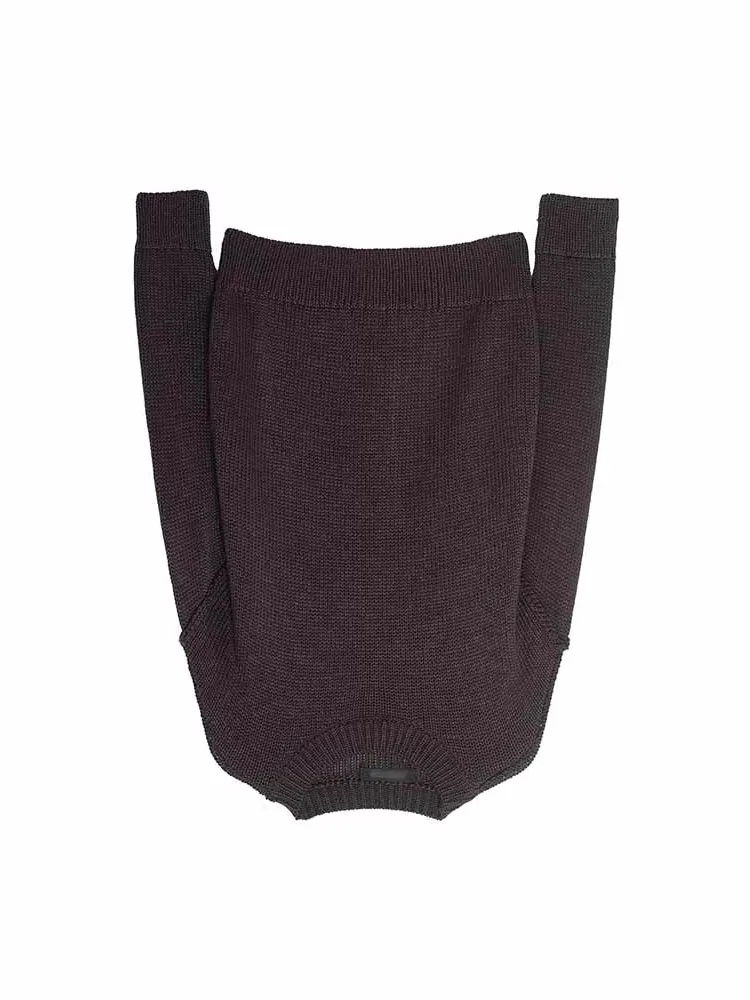 HH femme mode manches longues col rond couture décoration tricot pull femme tempérament solide décontracté tricoté pull