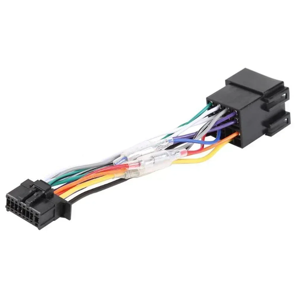 Connector ISO Standard Harness For Audio Adaptor Car 1Pieces Accessories For Parts Replacement Stereo 16 Pin