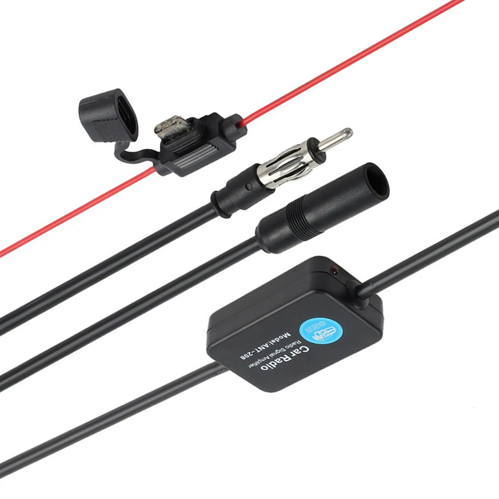 ANT-208 السيارات FM/AM هوائي الداعم سيارة هوائي هوائي 12 فولت سيارة السيارات راديو مكبر صوت أحادي الزجاج الأمامي جبل هوائي هوائيات