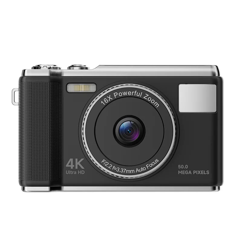 

New 4K Digital Camera CCD Student Camera HD 5000W Pixel Ultra-thin Lightweight Portable Card Camera Entry-level Camera