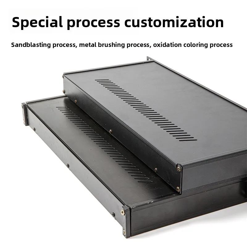 

Metal All Aluminum 19 Inch Power Control Box Instrument Housing Chassis 1u/1.5u/2u/3u Plug-in Cabinet