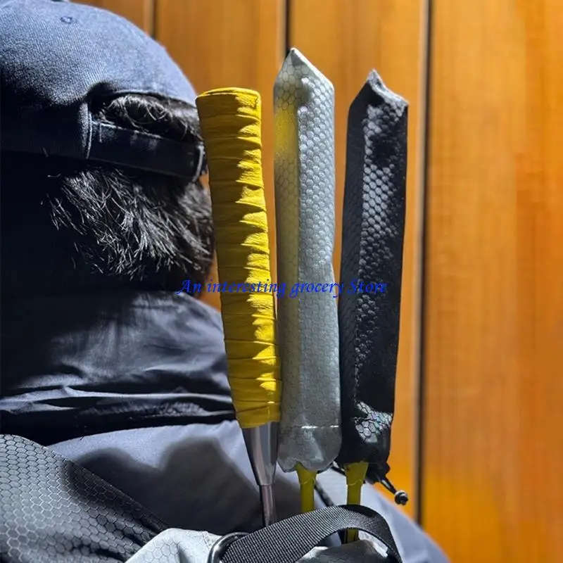 

652D Sports Grade Shuttlecock Grip Cover Reinforced Clasp Breathable Polyester