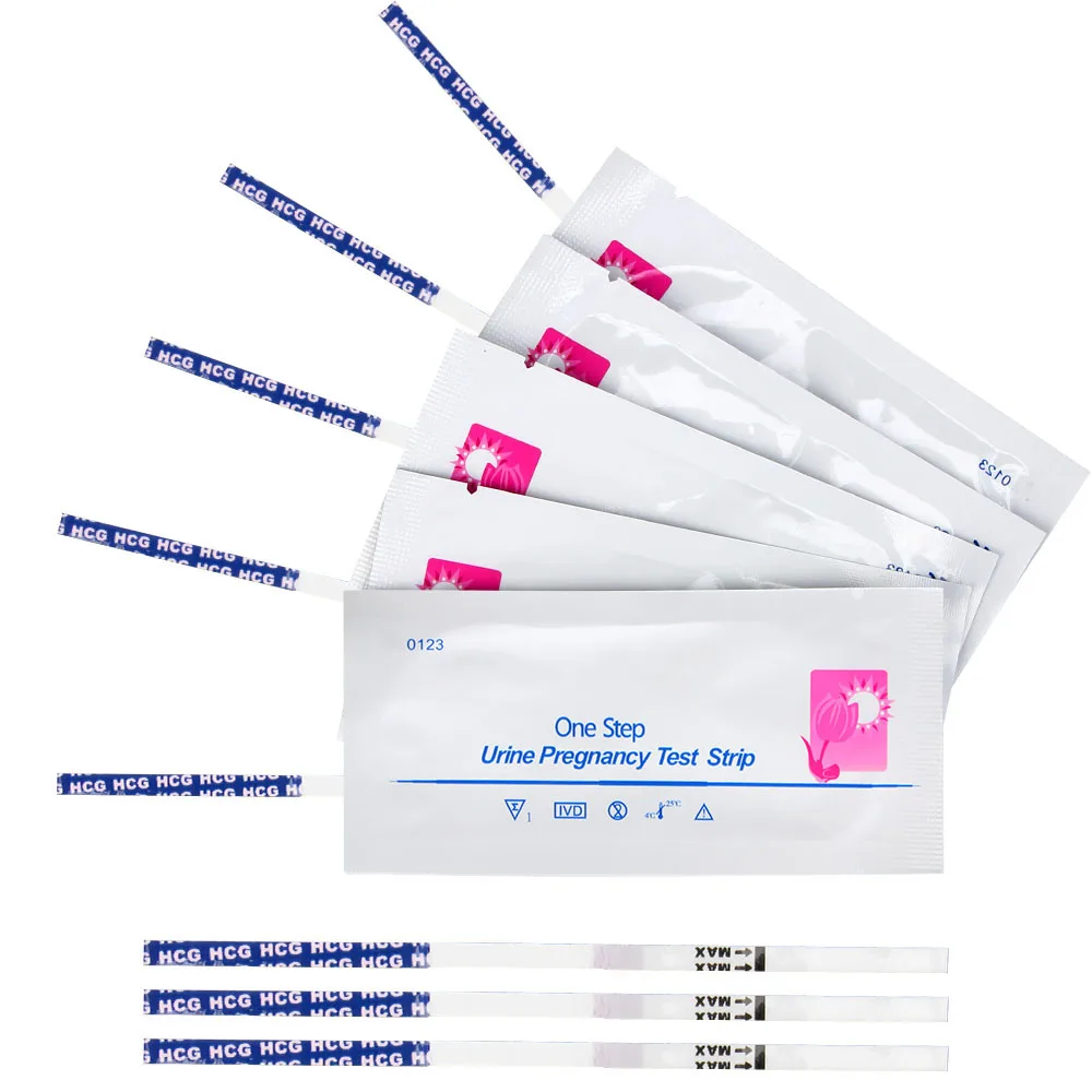 20PCS HCG Diagnostic Test Strips Early Pregnancy Testing Paper Over 99% Accuracy Female Fertility Urine Measuring Kits Sex Shop