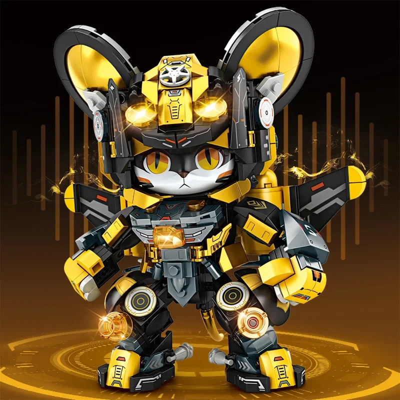 2025 Kung Fu Style 12-in-1 Mechanical Panda & Zodiac Building Blocks Set, Articulated Animal Model Toys for Boys Birthday Gifts