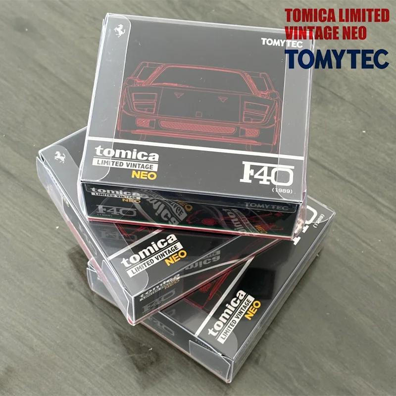 Takara TOMY Tomytec Tlv-ferrari F40 1989 Alloy Motor Vehicle Toy Die-casting