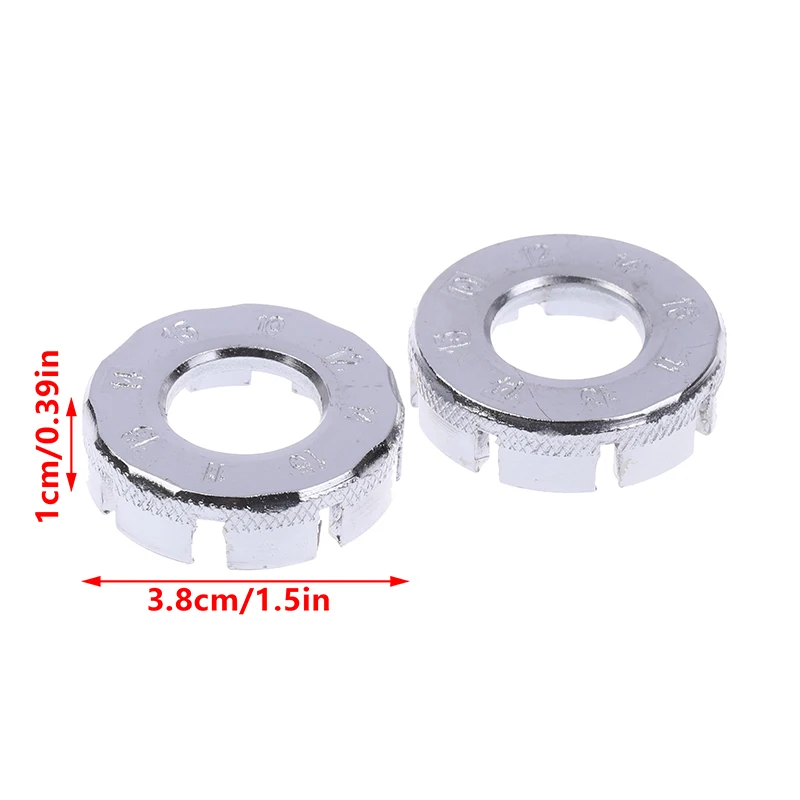 1/3pcs Chiave per cerchione bici Mini Chiave di regolazione Scanalatura a 8 vie Chiave di tensione per raggi di bicicletta Strumenti di riparazione dell'asse di demolizione della bici