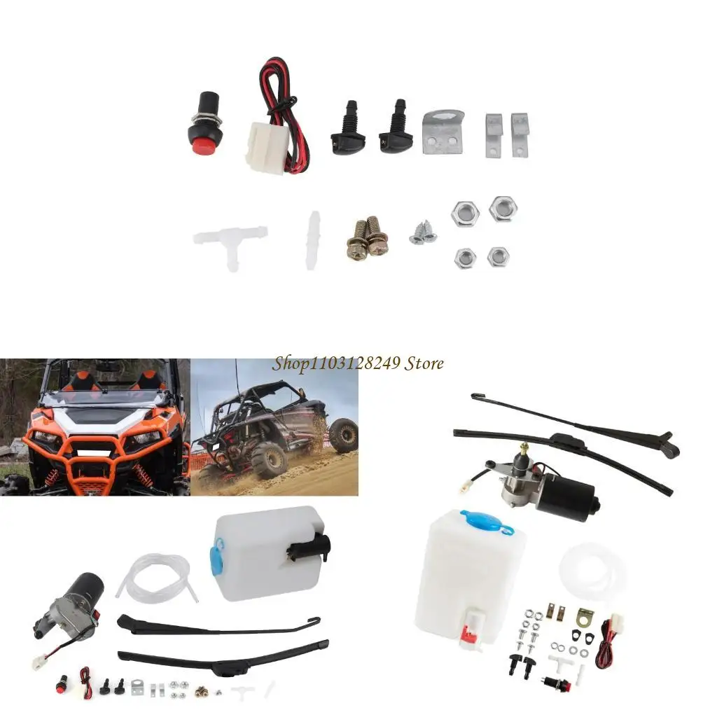 

N5KD Adjustable Sprayer Windshield Wiper For Vehicles 30W Motor 90 Degree Wiping