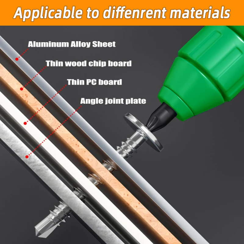 660 قطعة برغي حافر ذاتيًا # 8 # 10 410 برغي من الفولاذ المقاوم للصدأ ذاتي التنصت لصفائح الخشب المعدنية ذاتية الحفر صندوق النجارة