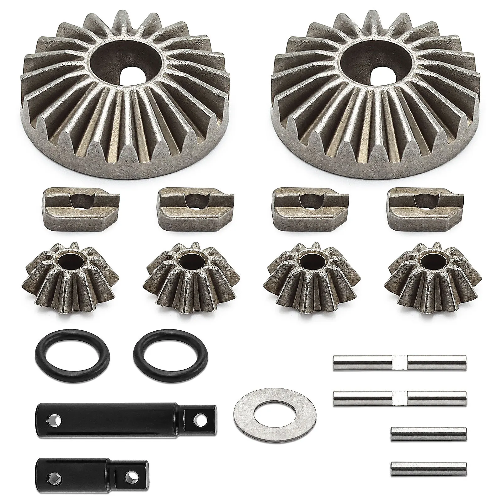 مجموعة تروس بديلة تفاضلية أمامية/خلفية ومركزية من سبائك الصلب- ( # 8982/ # 9898) لـ TRAXXAS 1/8 6S MAXX SLASH-102076-4 #4