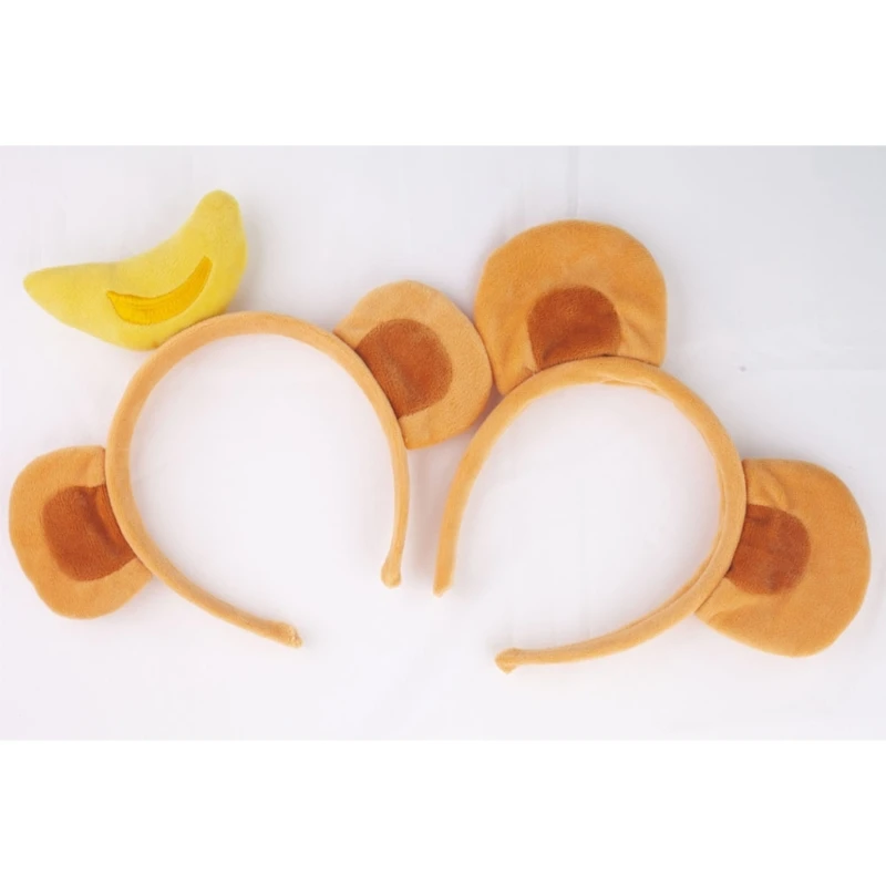 Halloween animal traje conjunto macaco orelha heandband macaco cauda bowtie crianças animal cosplay traje para criança menina