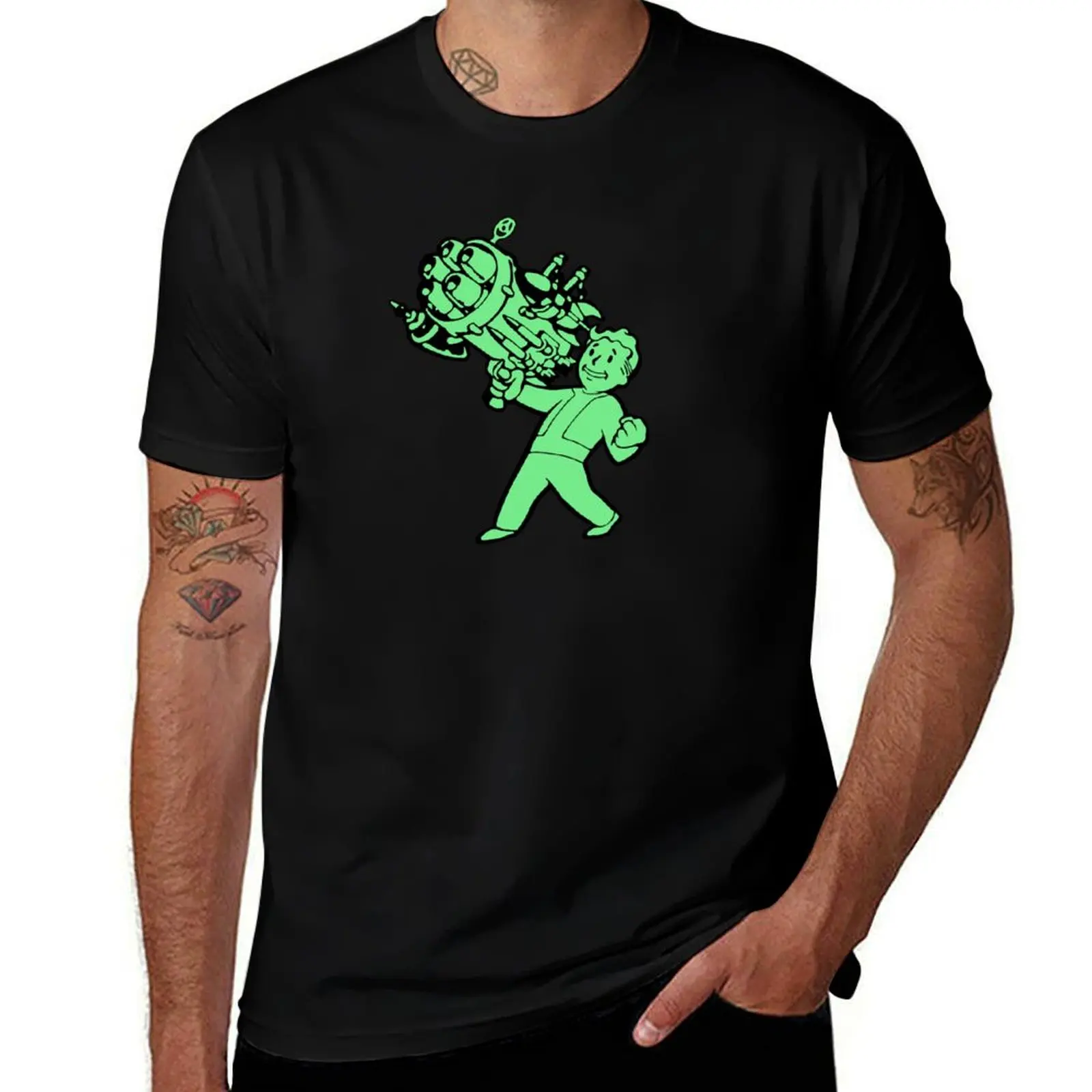 Weapons Handling T-Shirt Big and Tall Crew Neck Tee T-Shirt