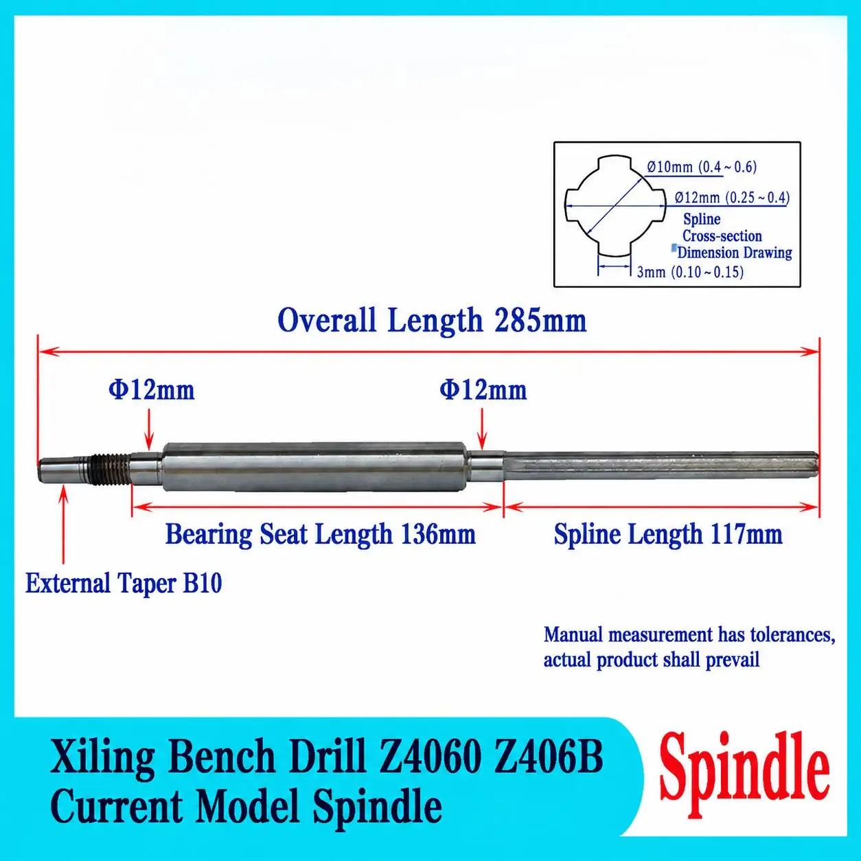 1PC Bench Drill Spindle Z4116B ST-16A Drill Press Accessories High Quality