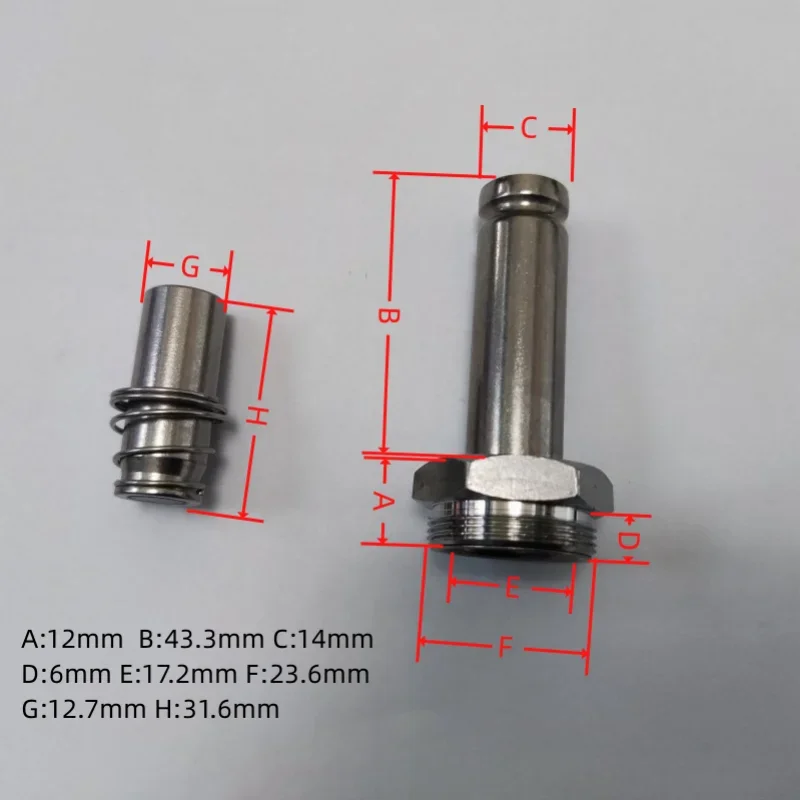Pulse Solenoid Valve Pilot Head Pneumatic Solenoid Iron Core 8320G Series SCG353A047A051 14mm Solenoid Valve Kits